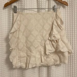 Tularosa white detailed skirt